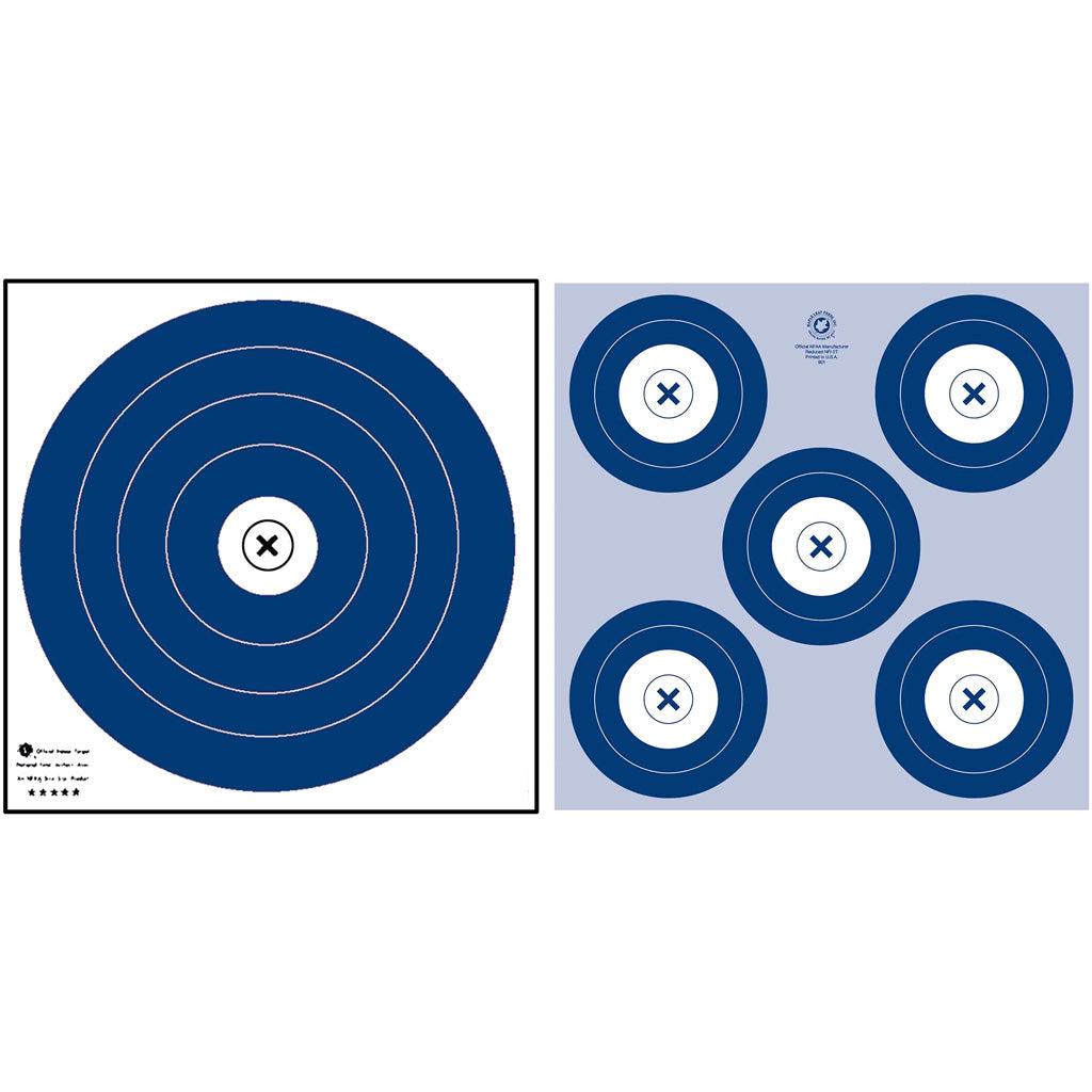 Maple Leaf NFAA 5-Star 1-Spot and 5-Spot Indoor Target Pack of 25