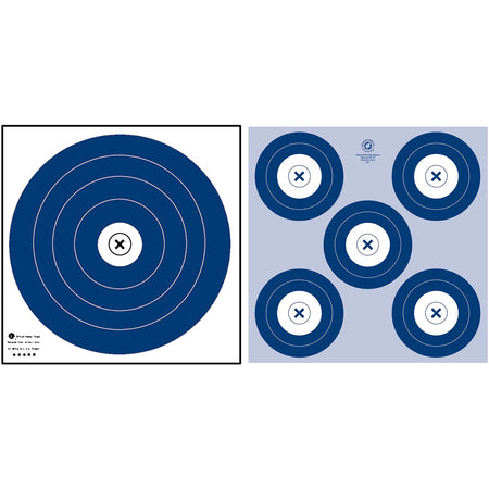 Maple Leaf NFAA 5-Star 1-Spot and 5-Spot Indoor Target Pack of 25