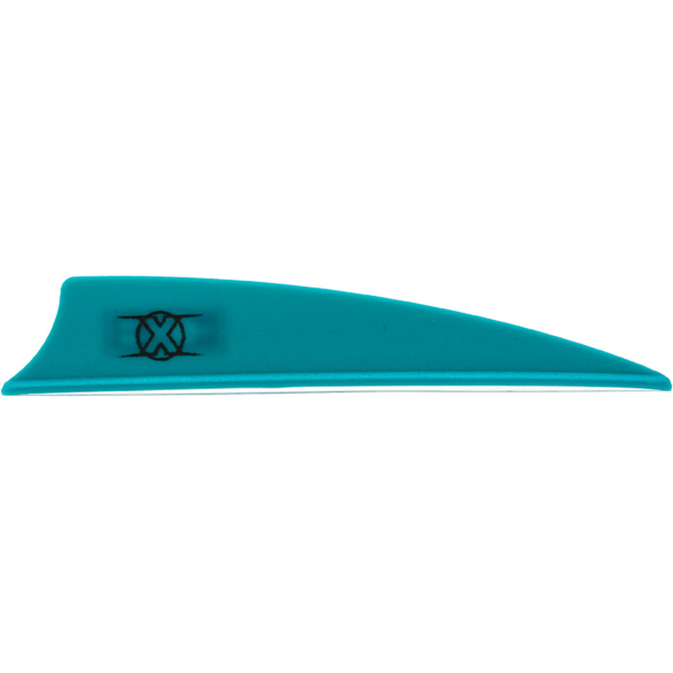 Bohning X Vanes Shield Cut 3 in. Teal 36 pk.