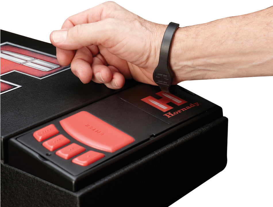 Hornady 98166 Replacement RFID Wrist Band for Rapid Safe Black Rubber