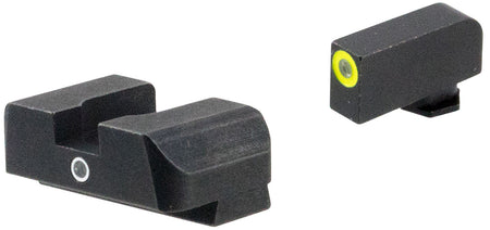 AmeriGlo GL5301 i-Dot Tritium Sight Set Glock Gen 5 9mm 40 Green LumiGreen Front Green Rear