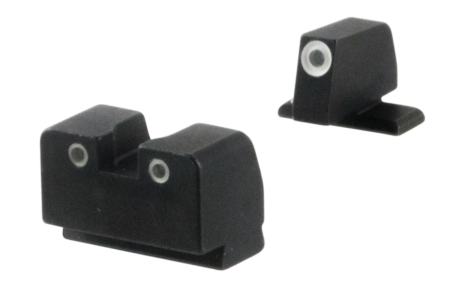 AmeriGlo SG181 Tall Suppressor Optic Compatible Tritium Sight Set Sig Sauer Models Green White Outline