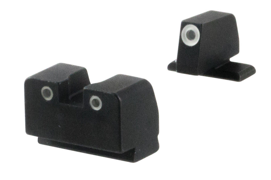 AmeriGlo SG181 Tall Suppressor Optic Compatible Tritium Sight Set Sig Sauer Models Green White Outline