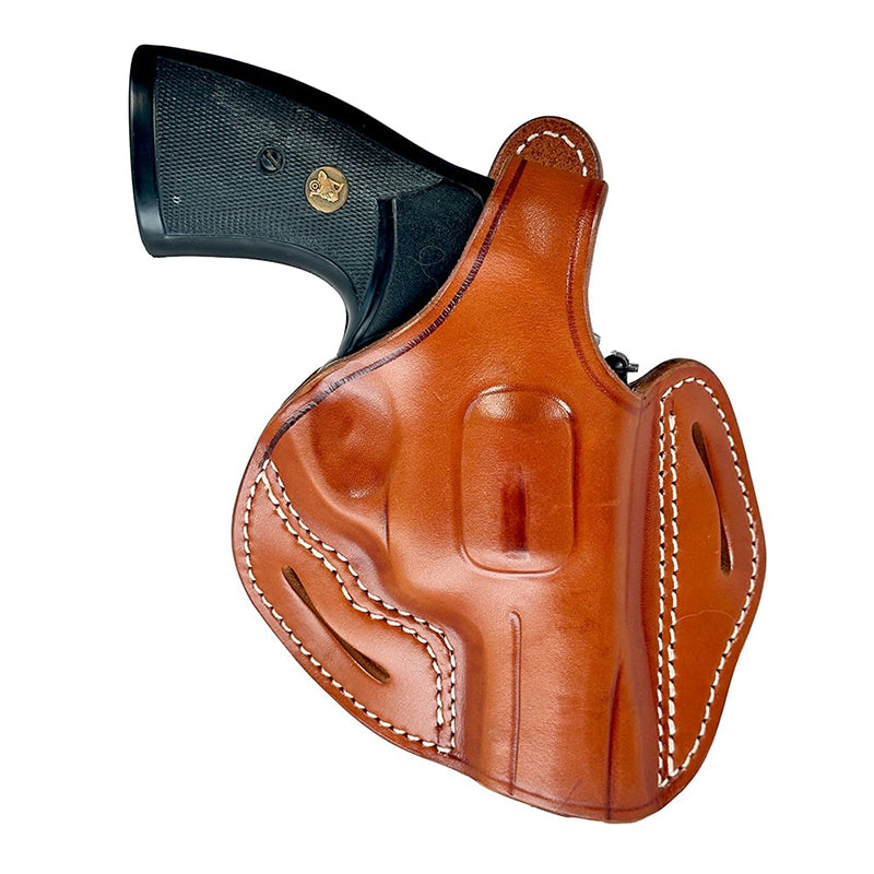1791 Gunleather RVHX-4.3 Classic Brown Thumb Break Revolver Holster Right Hand