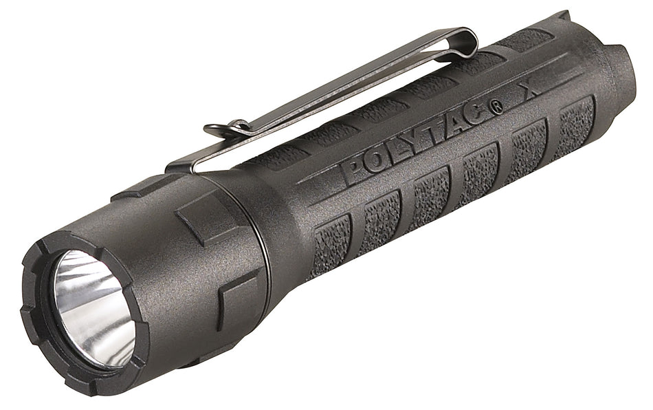 Streamlight PolyTac X Black Flashlight 88600 600 Lumens White LED CR123A Battery
