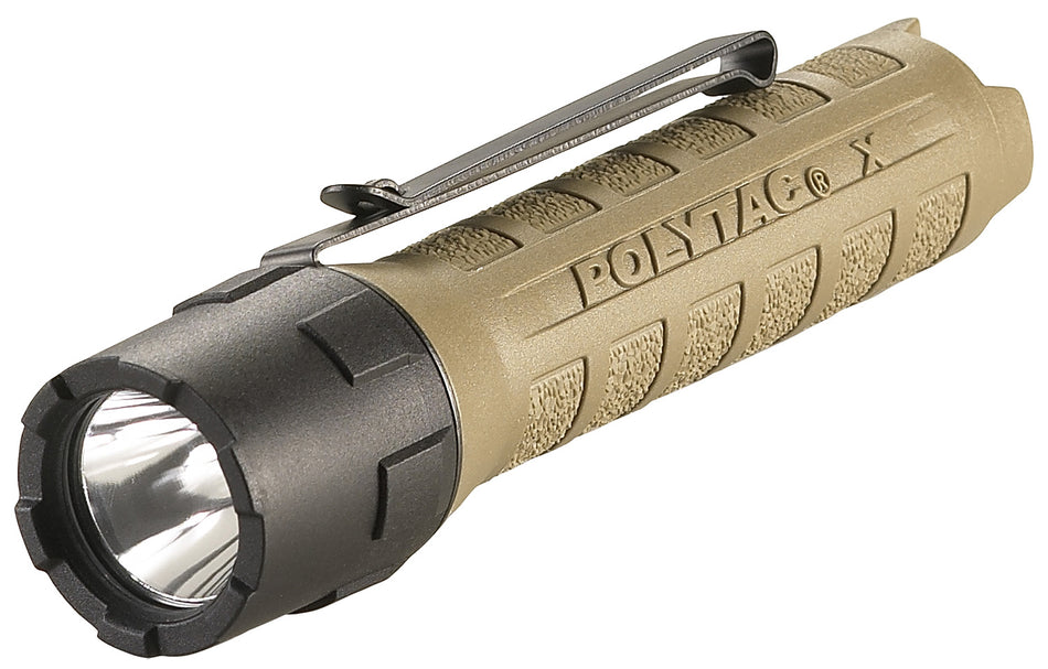 Streamlight PolyTac X Coyote Flashlight 88602 600-Lumen White LED Tactical Light