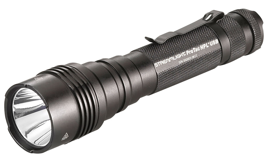 Streamlight ProTac HPL USB Black Anodized 88076 Versatile 1000-Lumen Flashlight White LED
