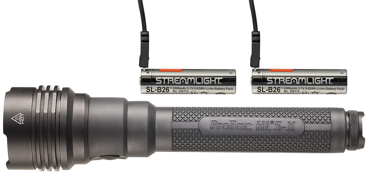 Streamlight ProTac HL 5-X USB Black 88080 High-Output 3500-Lumen White LED Tactical Flashlight