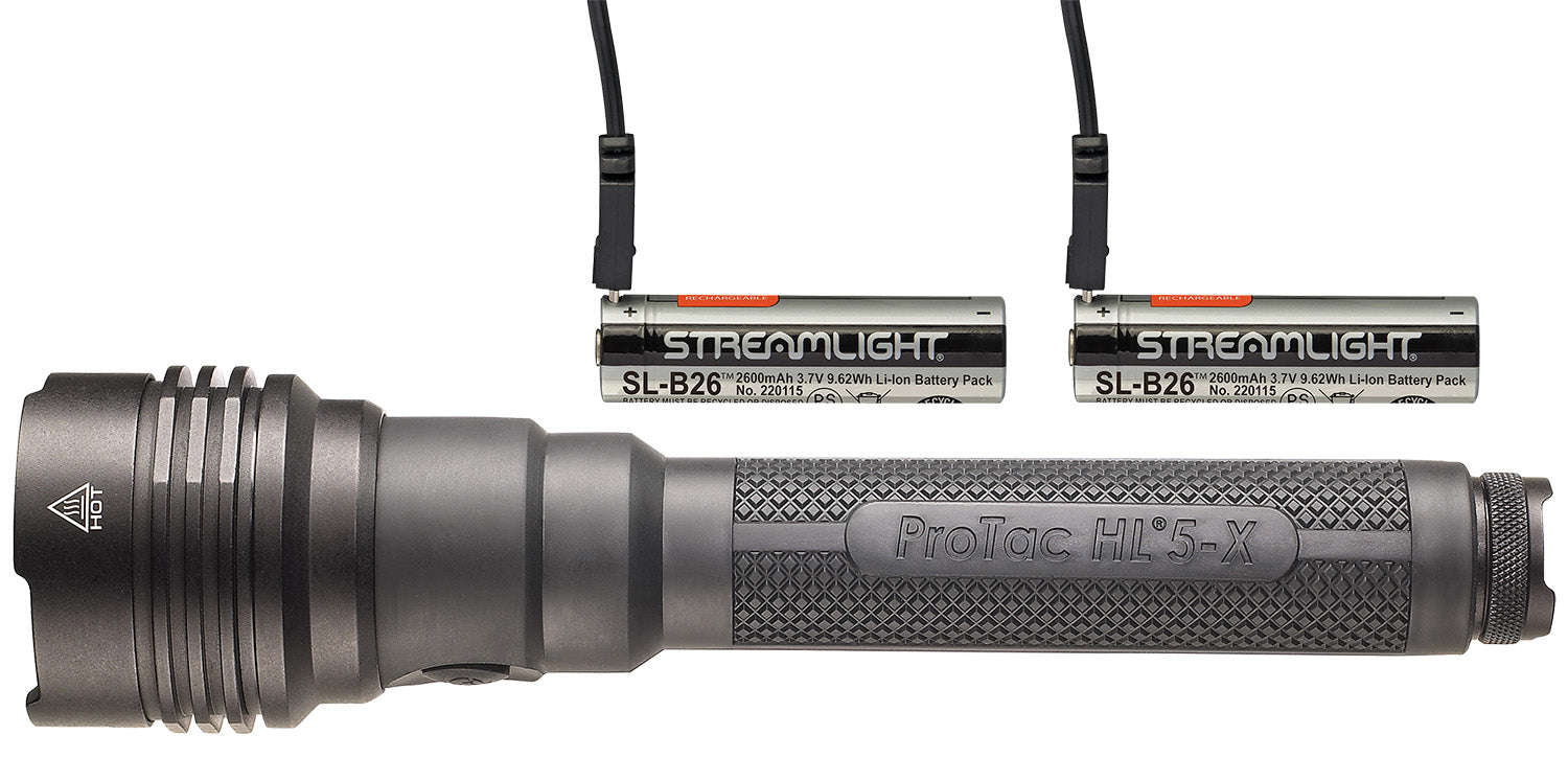 Streamlight ProTac HL 5-X USB Black 88080 High-Output 3500-Lumen White LED Tactical Flashlight