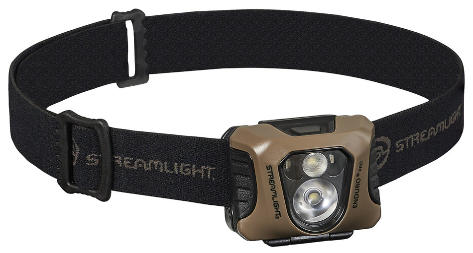 Streamlight Enduro Pro AAA Headlamp 61425 Coyote 200-Lumen Green/White LED Night Vision Mode