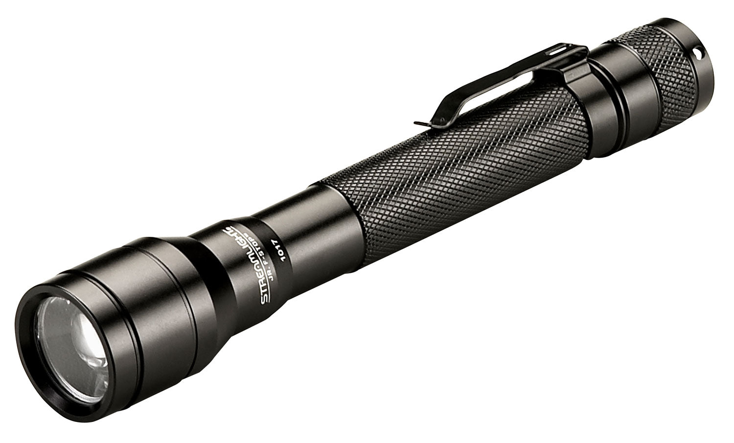 Streamlight JR F-Stop Black 71700 250-Lumen White LED 2AA Flashlight with Spot-to-Flood Technology