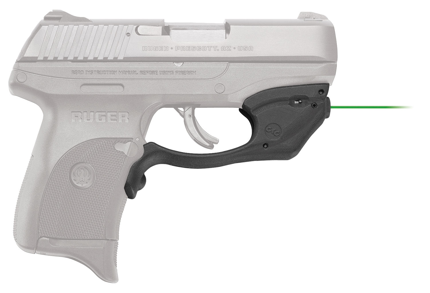 Crimson Trace Ruger EC9S LC9 LC9S LC380 Green Laser Laserguard 0178401 Black