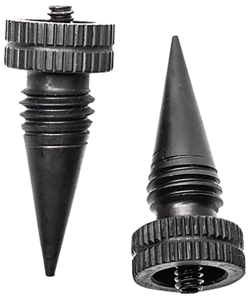 Accu-Tac LRS0200 Black Oxide Aluminum Spike Feet Set for LR-10 Bi-Pod