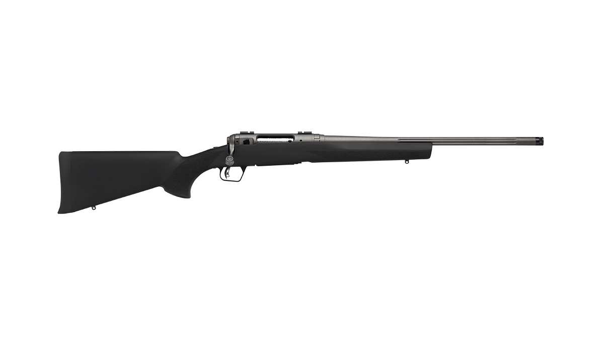 Savage Arms 33005 110 Trail Hunter Lite V2 Full Size 25 Creedmoor 4+1 20" Black Fluted Barrel, Black Carbon Steel Drilled & Tapped Receiver, Black Hogue OverMolded Synthetic Stock, Right Hand
