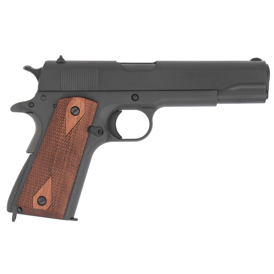 1911 ARMY BLK/WD 45ACP WWII # 10100539