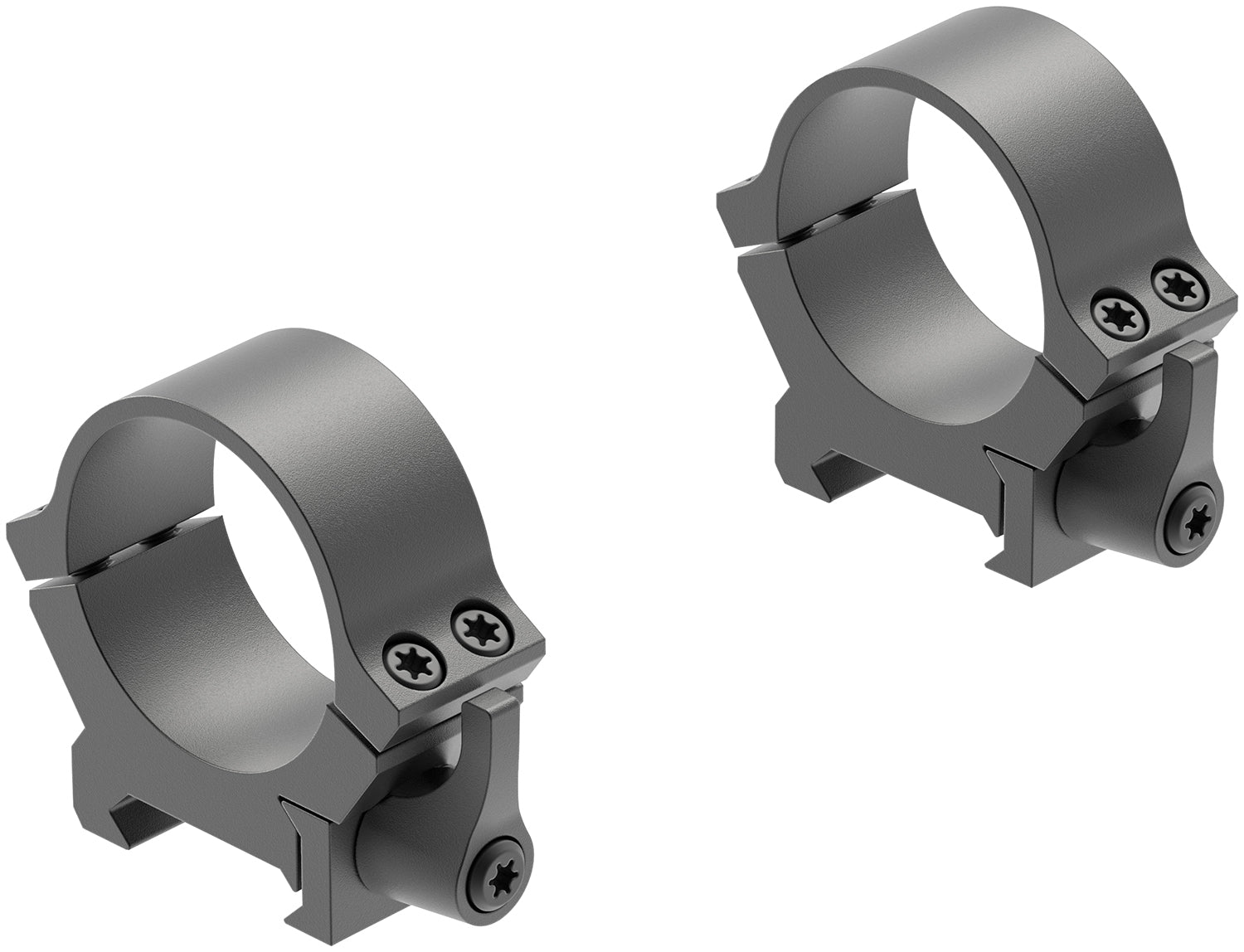 Leupold 174074 QRW2 Cross-Slot Quick Release 30mm Low Matte Black Scope Ring Set