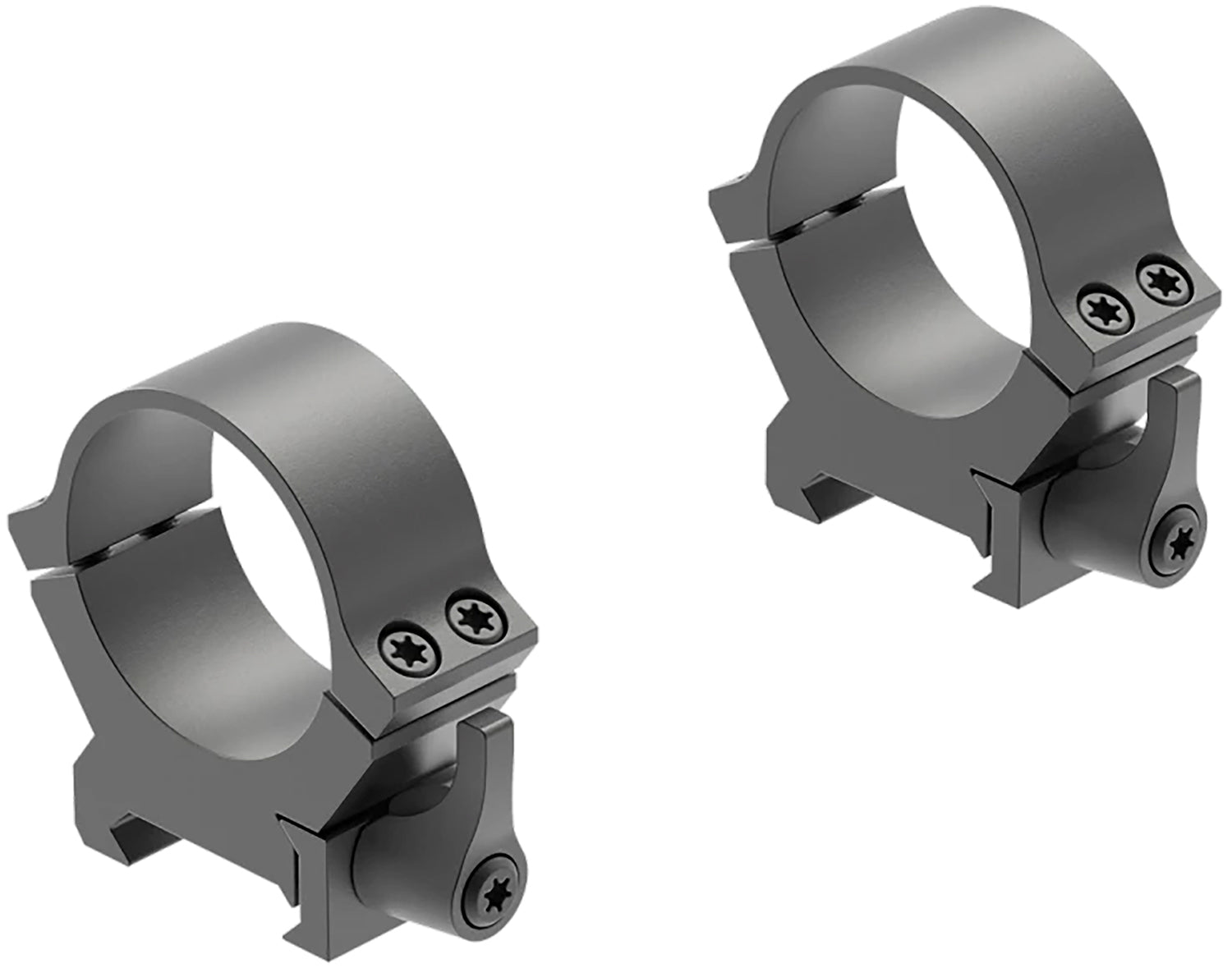 Leupold 174076 QRW2 Cross-Slot Quick Release 30mm Medium Matte Black Scope Ring Set