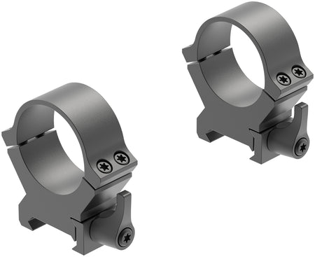 Leupold 174078 QRW2 Cross-Slot Quick Release 30mm High Matte Black Scope Ring Set
