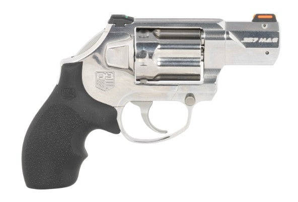 Diamondback DB0700S702 SDR Small 357 Mag/38 Special +P 6 Shot 2" Stainless Steel Barrel, Cylinder & Frame, Black Hogue Rubber Grip, Concealed Hammer