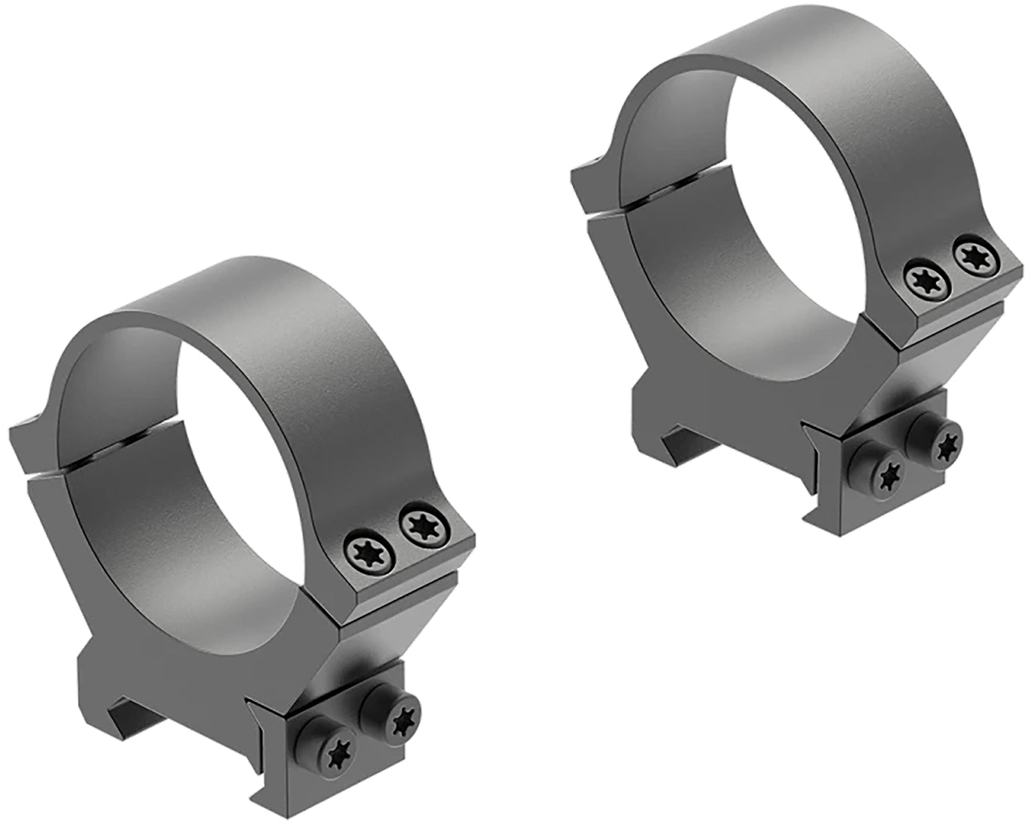 Leupold PRW2 Cross-Slot 34mm Medium Matte Black Scope Rings 174086