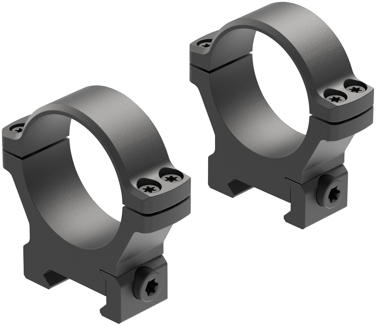 Leupold BackCountry Cross-Slot 35mm High Matte Black Scope Rings 175123