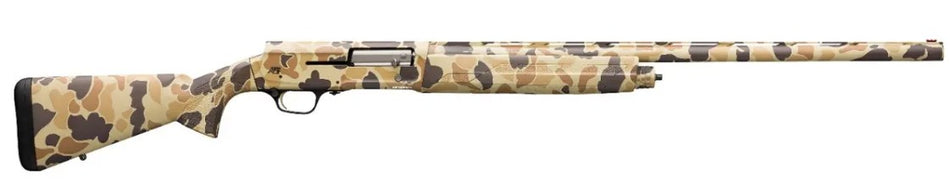 Browning 0119536004 A5 20 Gauge Semi-Auto 3" 3- 2.75" Shells 28" Overall Vintage Tan Camo Vent Rib Barrel, Aluminum Alloy Receiver & Adjustable Vintage Tan Camo Synthetic Stock