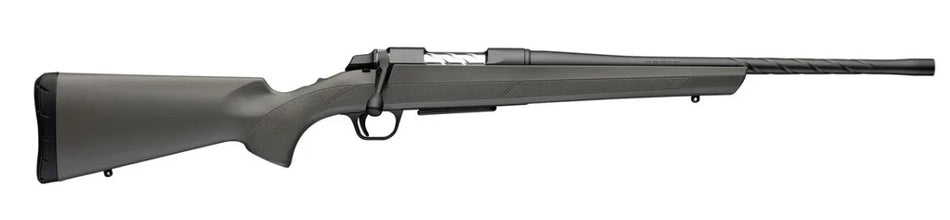 Browning 035845218 AB3 Pro SPR Full Size 308 Win 4+1 18" Matte Blued Spiral Fluted Threaded Barrel, Matte Blued Drilled & Tapped Receiver, Gray/Green Fixed Synthetic Stock