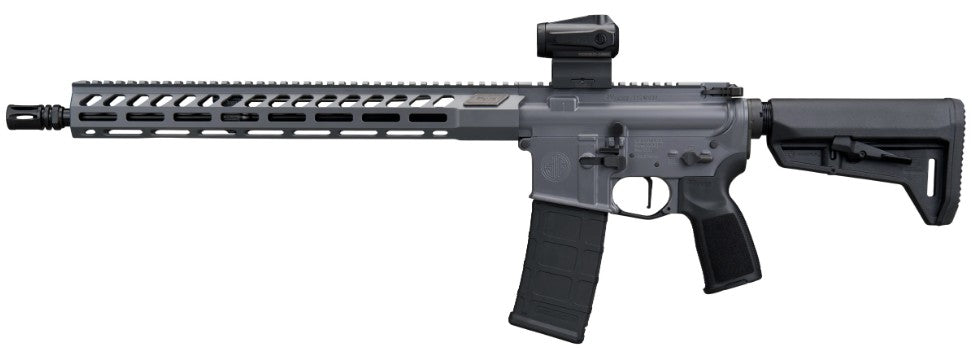 Sig Sauer RM400556N16BFORGECON M400 Forge 5.56 NATO 30+1 16" Concrete Gray Cerakote Alloy Receiver w/Picatinny Rail, M-LOK Handguard, Magpul SL-K Black Polymer Stock, Black Polymer Grip, Sig ROMEO MSR