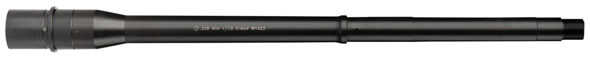 Ballistic Advantage Modern Series AR-10 Barrel 16" 308 Win Tactical Government Midlength QPQ Black BABL308003M
