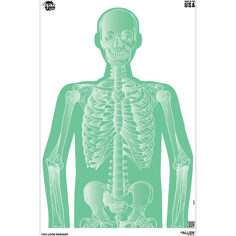 EZ Aim 23x35 Fun You Look Radiant Paper Target, 3 Pk - Green