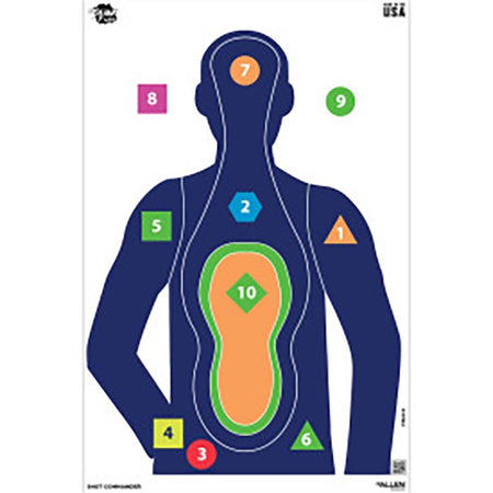 EZ Aim 23x35 Fun Tough Crowd Paper Shooting Target, 3 Pk