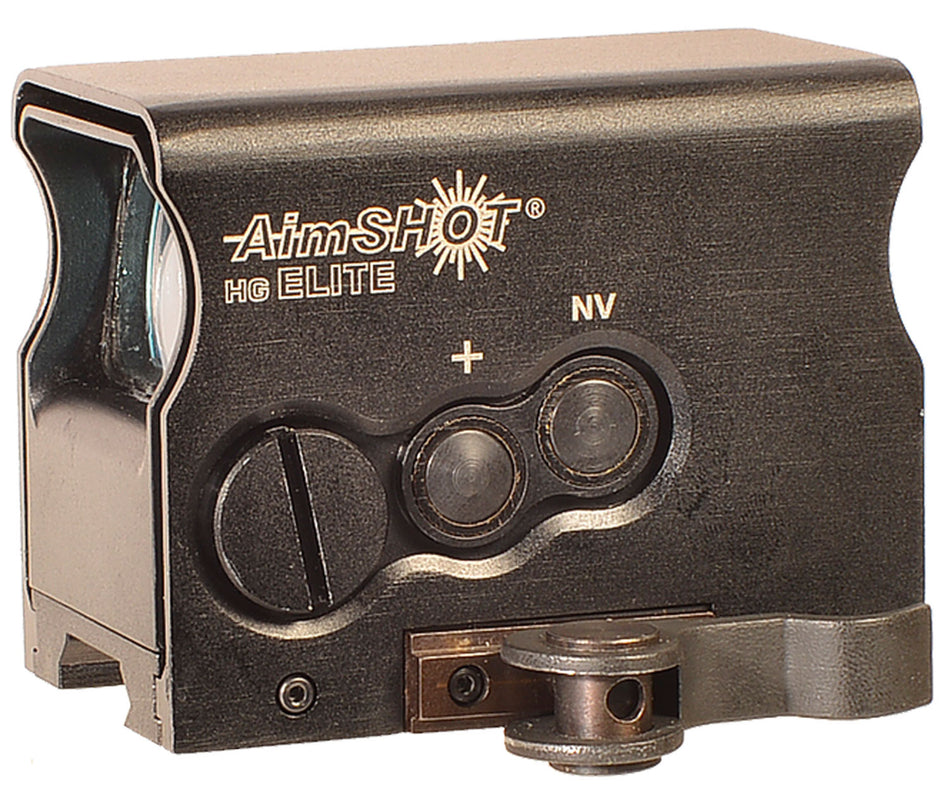 AimShot HGELITEBGREE HG Elite 1x34mm Green Crosshair Reticle Sight Black Anodized