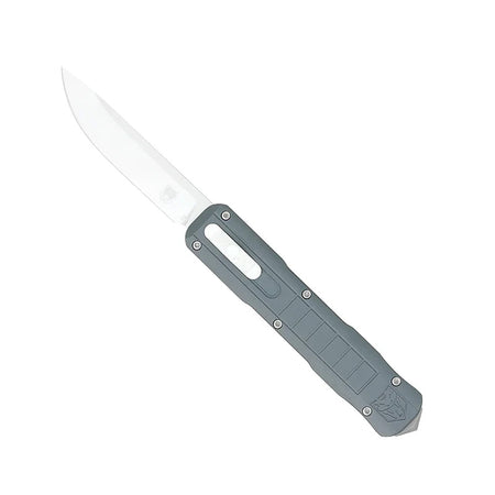 CobraTec Raptor Grey D2 Steel OTF Automatic Knife Special Edition