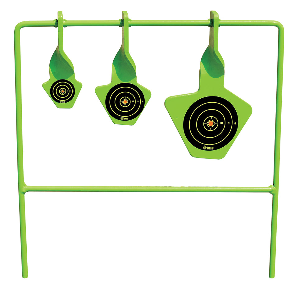 SME SMEST22 Reactive Spinning Steel Target Rimfire Pistol/Rifle Black/Green