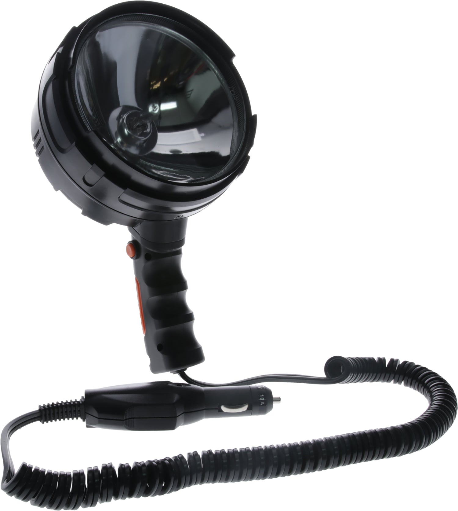 Cyclops Seeker Pro Spotlight 1500 Lumen Halogen Black ABS 12V DC Car Adapter 500 Meter Illumination