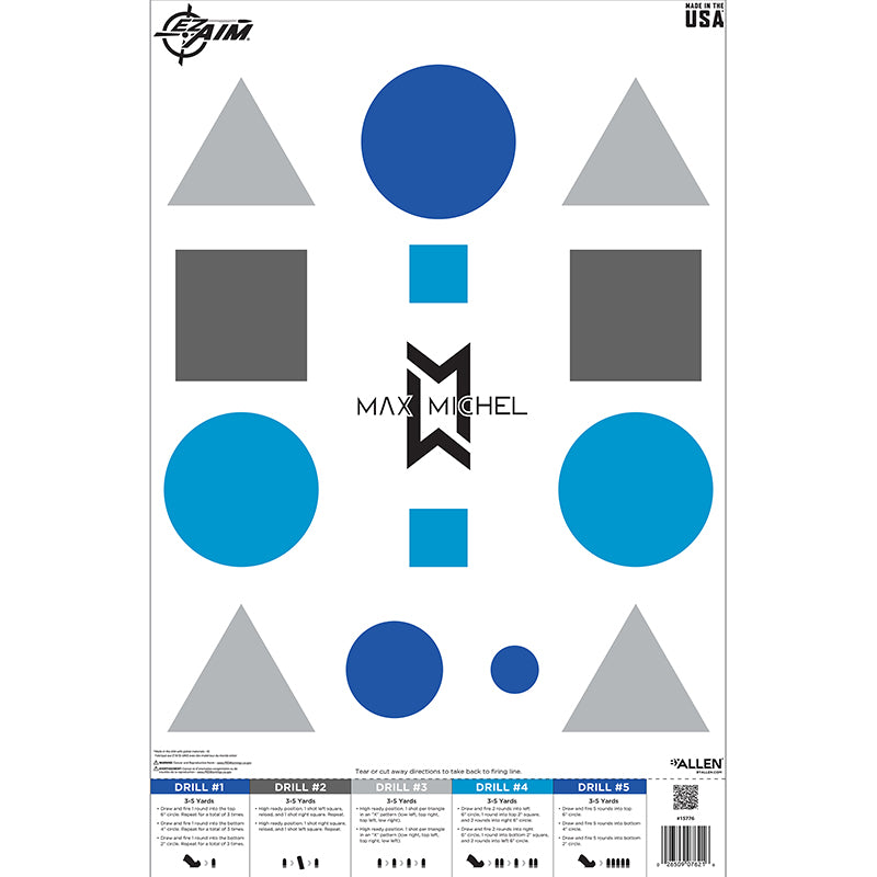 EZ Aim 23x35 A-2 Course of Fire Paper Shooting Target, 50 Pk