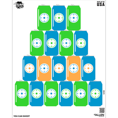 EZ Aim 24x19 Fun You Can Shoot Paper Target, 4 Pk - Multi