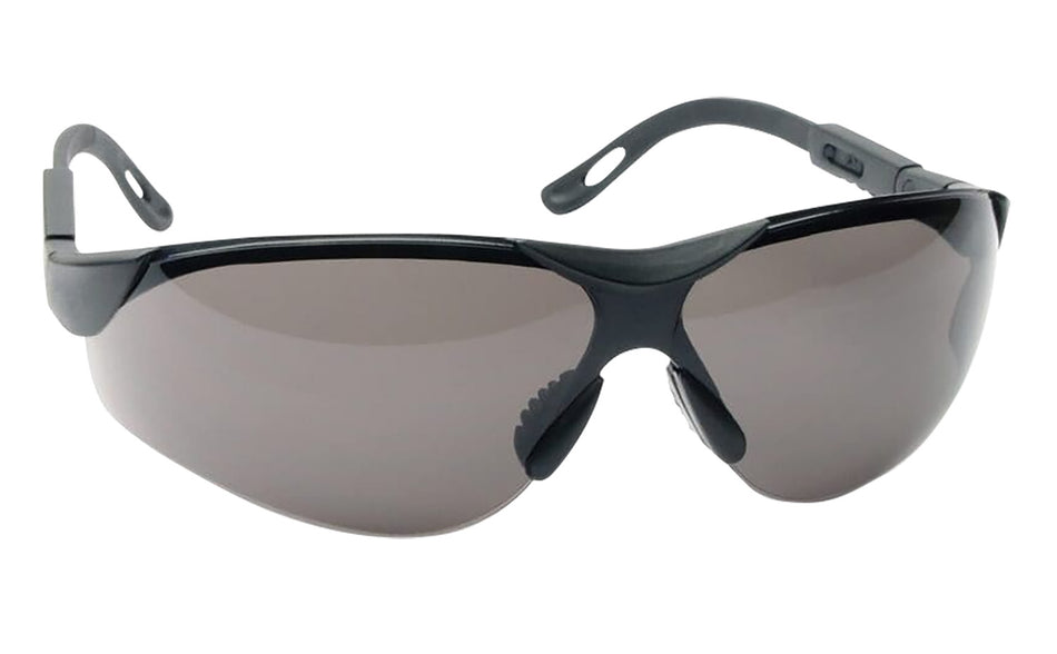 Walker's Elite Shooting Safety Glasses, Gray Polycarbonate Lens, Black Frame
