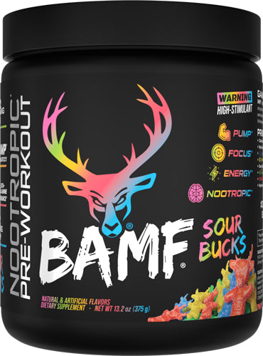 BUCKED UP PRE-WORKOUT BAMF SOUR BUCKS 30 SERVINGS
