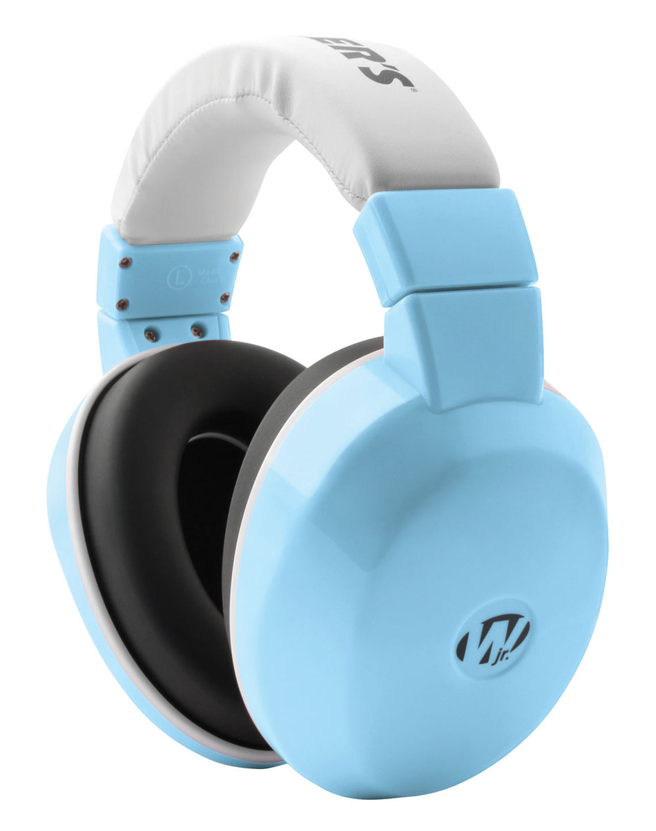 Walker's Passive Infant Over-the-Head Earmuff GWPINFMBL 23 dB Baby Blue/White Plastic