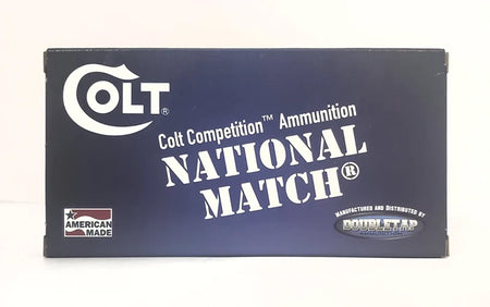 DoubleTap Colt National Match .38 Special 125 grain FMJ FP ammunition