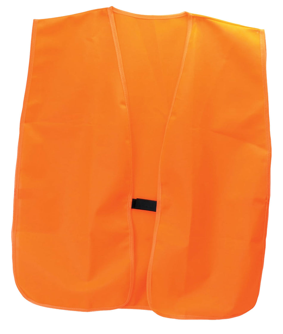 HME Blaze Orange Hunting Safety Vest OSFA Soft Quiet Polyester Machine Washable