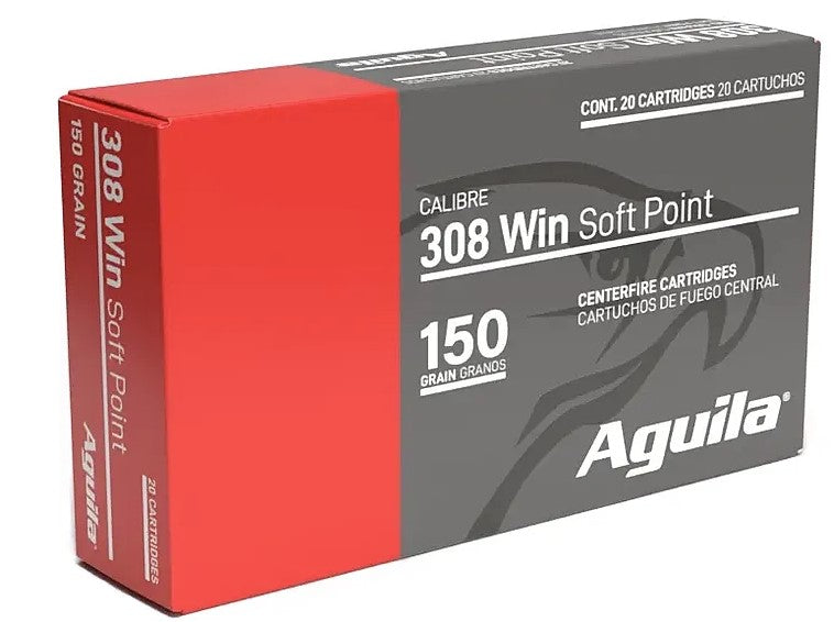 Aguila InterLock  150 Grain .308 Win / 7.62x51mm 2810 fps