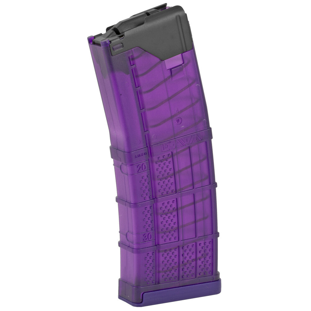 Lancer L5AWM 5.56 NATO 30-Rd Translucent Purple Magazine
