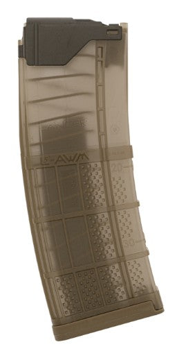 Lancer L5AWM Gen2 5.56 NATO 10rd Limited Translucent Dark Earth Rifle Mag