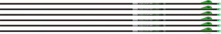 Easton Axis 5MM 400 HalfOut 6-Pack Arrow Set with 2" Blazer Vanes