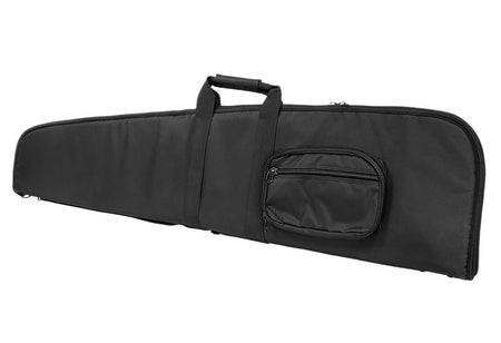 NcStar VISM Rifle Case CVS290652 Black PVC with Foam Padding, Metal Zippers & D-Rings