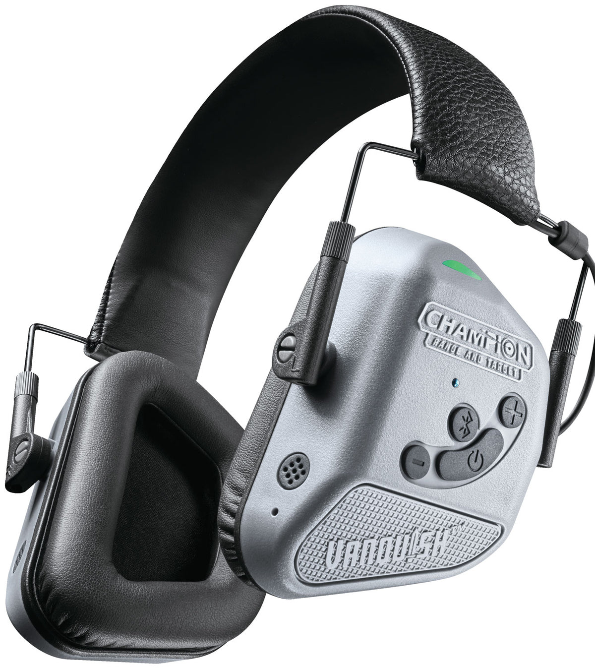 Champion Targets Vanquish Pro Elite Electronic Muff Bluetooth Li-ion Rechargeable Active Noise Cancel Black/Gray