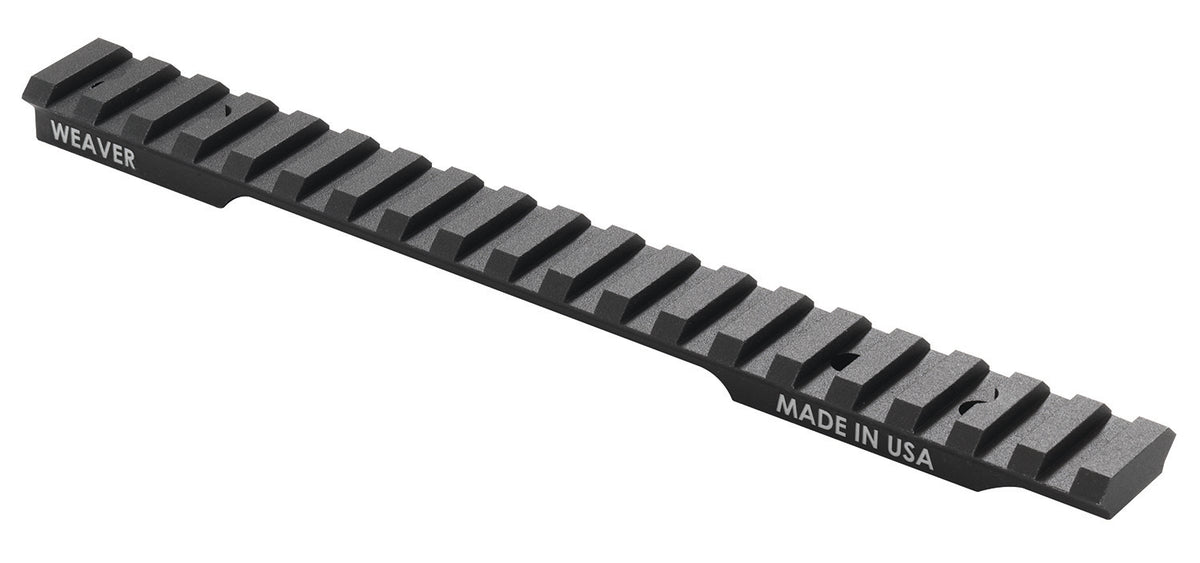 Weaver Mounts 99498 Black Anodized 20 MOA Extended Multi-Slot Picatinny Base Savage 110 Short Action