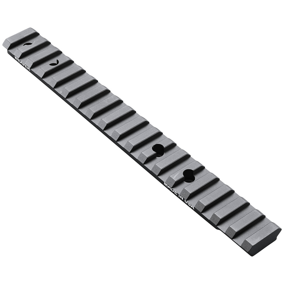 Weaver Mounts 99470 Black Anodized Aluminum Extended Picatinny Multi-Slot Base Tikka T3x Long Action